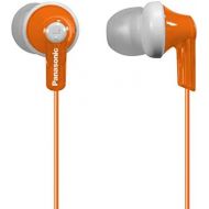 Panasonic ErgoFit In-Ear Earbud Headphones RP-HJE120-D (Orange) Dynamic Crystal Clear Sound, Ergonomic Comfort-Fit