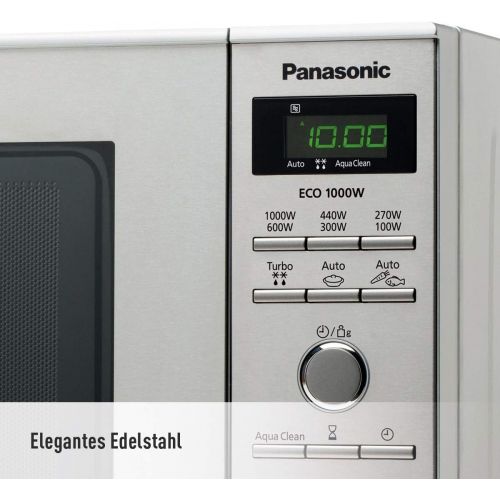 파나소닉 Panasonic NN-SD27HSGTG Inverter Mikrowelle (1000 Watt, Solo Mikrowelle, 23 Liter) edelstahl