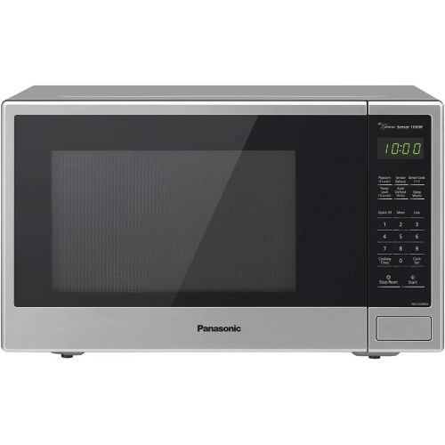 파나소닉 [아마존 핫딜] [아마존핫딜]Panasonic Countertop Microwave Oven with Genius Sensor Cooking, Quick 30sec, Popcorn Button, Child Safety Lock and 1100 Watts of Cooking Power - NN-SU696S - 1.3 cu. ft (Stainless S