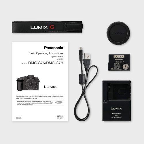 파나소닉 [아마존 핫딜] [아마존핫딜]Panasonic PANASONIC LUMIX G7 4K Digital Mirrorless Camera Bundle with LUMIX G Vario 14-42mm and 45-150mm Lenses, 16MP, 3-Inch Touch LCD, DMC-G7WK (USA Black)