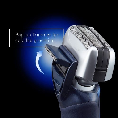 파나소닉 [아마존핫딜][아마존 핫딜] Panasonic Arc4 Electric Razor for Men with Pop-Up Beard Trimmer, 4-Blade Foil Cutting System, Flexible Pivoting Head  Hypoallergenic, Wet/Dry Electric Shaver  ES8243AA