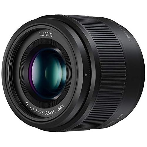 파나소닉 [아마존베스트]Panasonic Lumix G Lens, 25mm, F1.7 ASPH, Mirrorless Micro Four Thirds, H-H025K (USA Black)