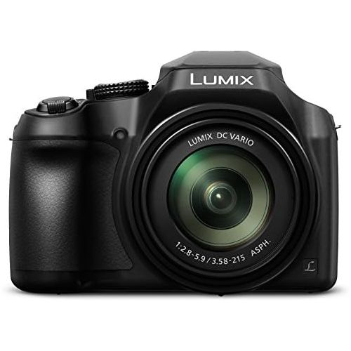 파나소닉 [아마존베스트]Panasonic PANASONIC LUMIX FZ80 4K Digital Camera, 18.1 Megapixel Video Camera, 60X Zoom DC VARIO 20-1200mm Lens, F2.8-5.9 Aperture, POWER O.I.S. Stabilization, Touch Enabled 3-Inch LCD, Wi-F