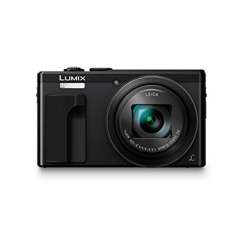 파나소닉 [아마존베스트]Panasonic Lumix 4K Digital Camera with 30X LEICA DC Vario-ELMAR Lens F3.3-6.4, 18 Megapixels, and High Sensitivity Sensor - Point and Shoot Camera - DMC-ZS60K (BLACK)