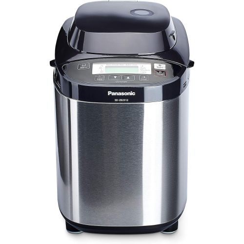 파나소닉 Panasonic Brotbackautomat mit 2 Knethaken SD-ZB2512KXE (Brotbackmaschine, 33 Backprogramme, Brotbackautomat glutenfrei, Bread Maker, Edelstahl)