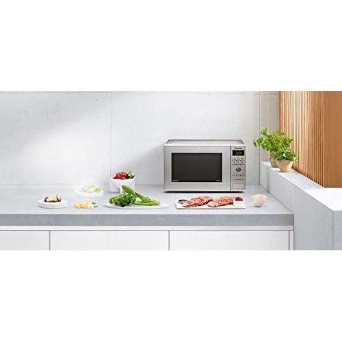 파나소닉 Panasonic NN-GD37HSGTG Mikrowelle mit Grill (1000 Watt, Inverter Mikrowelle, 23 Liter) edelstahl-schwarz