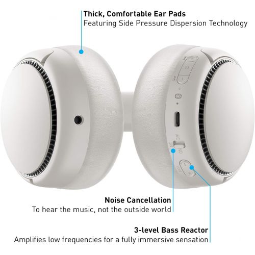 파나소닉 Panasonic RB-M700B Deep Bass Wireless Bluetooth Immersive Headphones with XBS DEEP, Bass Reactor and Noise Cancelling (Sand Beige)