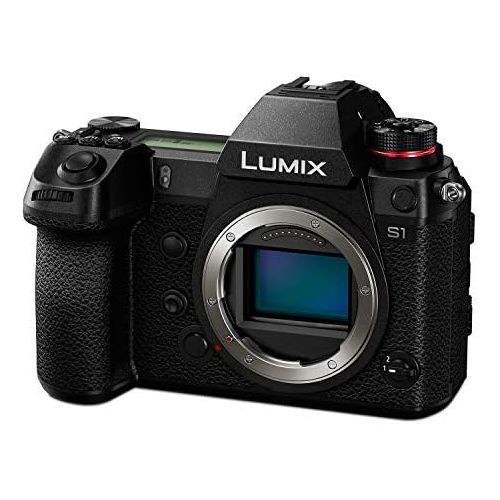 파나소닉 Panasonic LUMIX S1 Full Frame Mirrorless Camera with 24.2MP MOS High Resolution Sensor, L-Mount Lens Compatible, 4K HDR Video and 3.2” LCD - DC-S1BODY