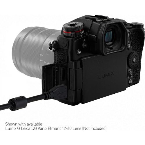 파나소닉 Panasonic LUMIX G9 4K Digital Camera, 20.3 Megapixel Mirrorless Camera Plus 80 Megapixel High-Resolution Mode, 5-Axis Dual I.S. 2.0, 3-Inch LCD, DC-G9 (Black)