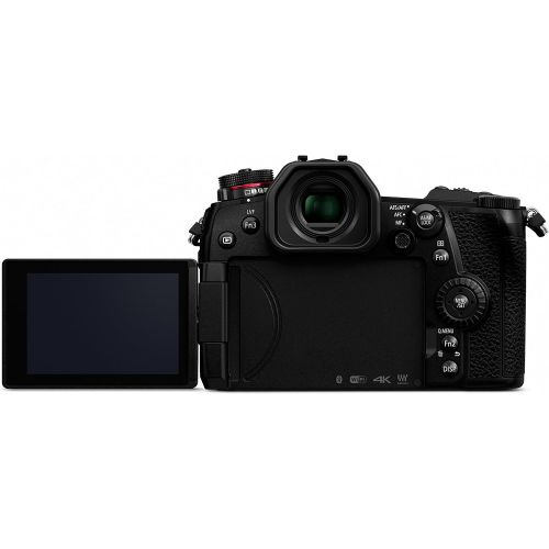 파나소닉 Panasonic LUMIX G9 4K Digital Camera, 20.3 Megapixel Mirrorless Camera Plus 80 Megapixel High-Resolution Mode, 5-Axis Dual I.S. 2.0, 3-Inch LCD, DC-G9 (Black)