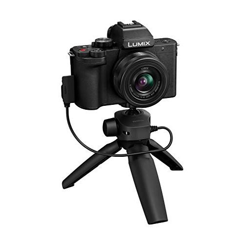 파나소닉 Panasonic LUMIX G100 4k Mirrorless Camera, Lightweight Camera for Photo and Video, Built-in Microphone, Micro Four Thirds with 12-32mm Lens, 5-Axis Hybrid I.S, 4K 24p 30p Video, DC