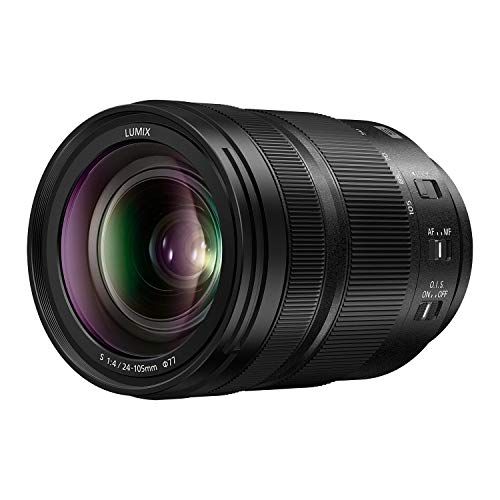 파나소닉 Panasonic LUMIX S 24-105mm F4 Lens, Full-Frame L Mount, Optical Image Stabilizer and Rugged Dust/Splash/Freeze-Resistant S-R24105 (USA), Black