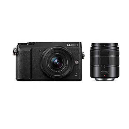 파나소닉 Panasonic LUMIX GX85 4K Digital Camera, 12-32mm and 45-150mm Lens Bundle, 16 Megapixel Mirrorless Camera Kit, 5 Axis In-Body Dual Image Stabilization, 3-Inch Tilt and Touch LCD, DM