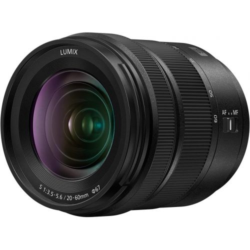 파나소닉 Panasonic LUMIX S 20-60mm F3.5-5.6 L Mount Interchangeable Lens for LUMIX S Series Mirrorless Full Frame Digital Cameras ? S-R2060 (USA)