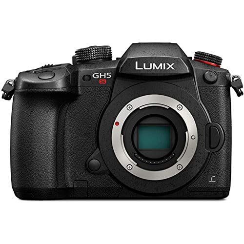 파나소닉 Panasonic LUMIX GH5S Body 4K Digital Camera, 10.2 Megapixel Mirrorless Camera with High-Sensitivity MOS Sensor, C4K/4K UHD 4:2:2 10-Bit, 3.2-Inch LCD, DC-GH5S (Black)