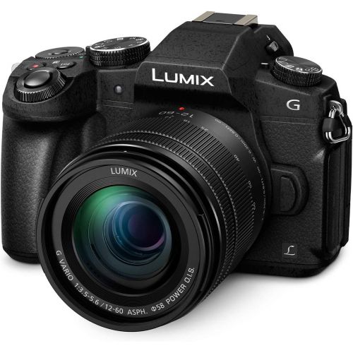 파나소닉 Panasonic LUMIX G85 4K Digital Camera, 12-60mm Power O.I.S. Lens, 16 Megapixel Mirrorless Camera, 5 Axis In-Body Dual Image Stabilization, 3-Inch Tilt and Touch LCD, DMC-G85MK (Bla