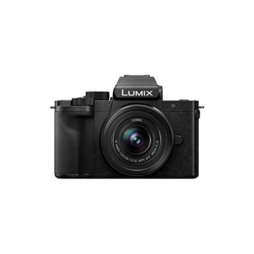 파나소닉 Panasonic LUMIX G100 4k Mirrorless Camera for Photo and Video, Built-in Microphone with Tracking, Micro Four Thirds Interchangeable Lens System, 12-32mm Lens, 5-Axis Hybrid I.S, DC