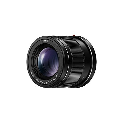 파나소닉 Panasonic LUMIX G LENS, 42.5MM, F1.7 ASPH., MIRRORLESS MICRO FOUR THIRDS, POWER OPTICAL I.S., H-HS043K (USA BLACK)