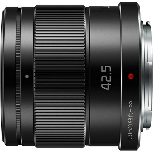 파나소닉 Panasonic LUMIX G LENS, 42.5MM, F1.7 ASPH., MIRRORLESS MICRO FOUR THIRDS, POWER OPTICAL I.S., H-HS043K (USA BLACK)