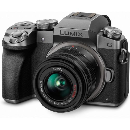 파나소닉 Panasonic LUMIX G7KS 4K Mirrorless Camera, 16 Megapixel Digital Camera, 14-42 mm Lens Kit, DMC-G7KS