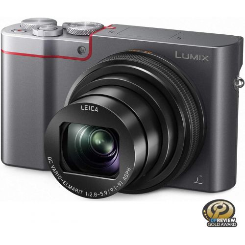 파나소닉 Panasonic LUMIX ZS100 4K Point and Shoot Camera, 10X LEICA DC VARIO-ELMARIT F2.8-5.9 Lens with Hybrid O.I.S., 20.1 Megapixels, 1 Inch High Sensitivity Sensor, 3 Inch LCD, DMC-ZS100