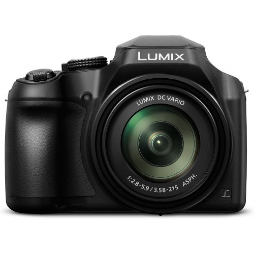 파나소닉 Panasonic LUMIX FZ80 4K Digital Camera, 18.1 Megapixel Video Camera, 60X Zoom DC VARIO 20-1200mm Lens, F2.8-5.9 Aperture, Power O.I.S. Stabilization, Touch Enabled 3-Inch LCD, Wi-F