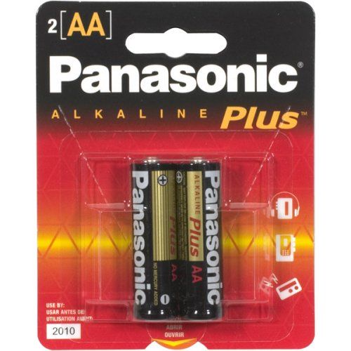 파나소닉 Panasonic AA Alkaline Plus Battery Retail Pack - 2 Pack