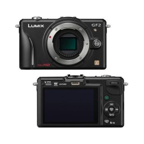 파나소닉 Panasonic Lumix DMC-GF2KBODY 12.1 MP Compact System Camera Body with 3 LCD Display