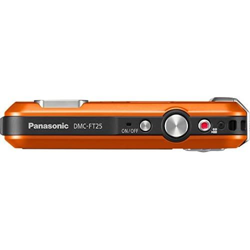 파나소닉 Panasonic DMC-TS25D Waterproof Digital Camera with 2.7-Inch LCD (Orange)