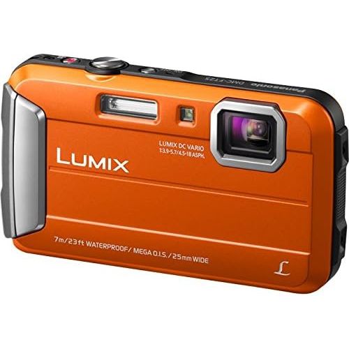 파나소닉 Panasonic DMC-TS25D Waterproof Digital Camera with 2.7-Inch LCD (Orange)