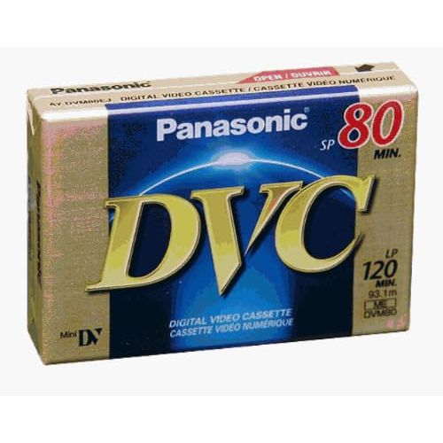 파나소닉 Panasonic AY-DVM80EJ MiniDV Cassette (80 Minute)