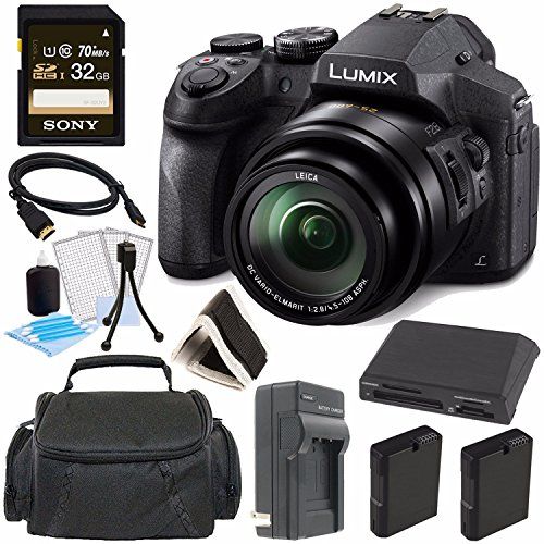 파나소닉 Panasonic Lumix DMC-FZ300 Digital Camera + 32GB Greens Camera Bundle 2