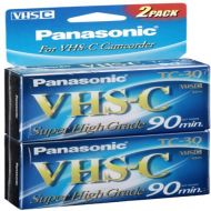 Panasonic Super High-Grade VHS-c Videocassette(2 pk.)