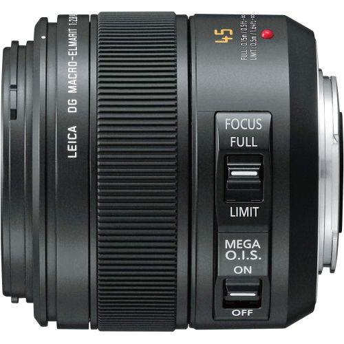 파나소닉 Panasonic H-ES045 Leica DG Macro-ELMARIT 45mm / F2.8 ASPH/MEGA O.I.S. - International Version (No Warranty)