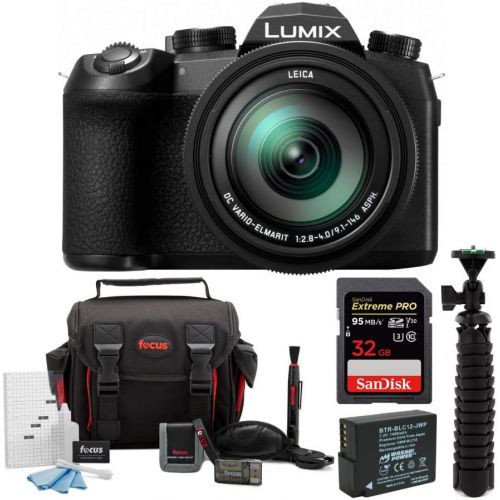 파나소닉 Panasonic LUMIX FZ1000 II 16x 25-400mm Digital Camera with Shotgun Microphone Bundle