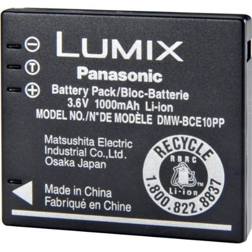 파나소닉 Panasonic DMW-BCE10 Replacement Li-ion Battery for Panasonic Lumix Digital Camera - Retail Packaging