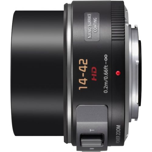 파나소닉 PANASONIC LUMIX G X Vario Power Zoom Lens, 14-42MM, F3.5-5.6 ASPH, MIRRORLESS Micro Four Thirds, Power O.I.S, H-PS14042K (USA Black)