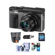 Panasonic LUMIX DC-ZS70S, 20.3 Megapixel, 4K Digital Camera, Touch Enabled 3-inch 180 Degree Flip-Front Display, 30X Zoom (Silver), Bag, 16GB SD Card, Corel PC Software, Cleaning K