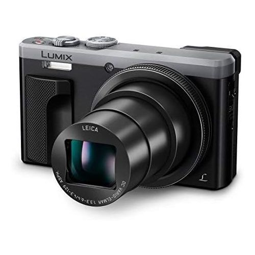 파나소닉 Panasonic Lumix DMC-ZS60 Digital Camera (Silver) + 32GB + 16GB + Rechargable Li-Ion Battery + Small Carrying Case + Charger + HDMI Cable + Card Reader + Small Tripod Bundle