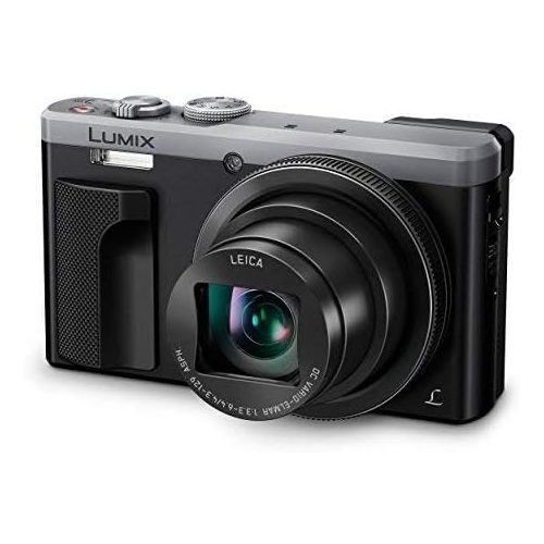 파나소닉 Panasonic Lumix DMC-ZS60 Digital Camera (Silver) + 32GB + 16GB + Rechargable Li-Ion Battery + Small Carrying Case + Charger + HDMI Cable + Card Reader + Small Tripod Bundle