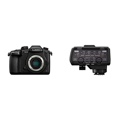 파나소닉 PANASONIC LUMIX GH5 Body 4K Mirrorless Camera with Professional Microphone Adaptor