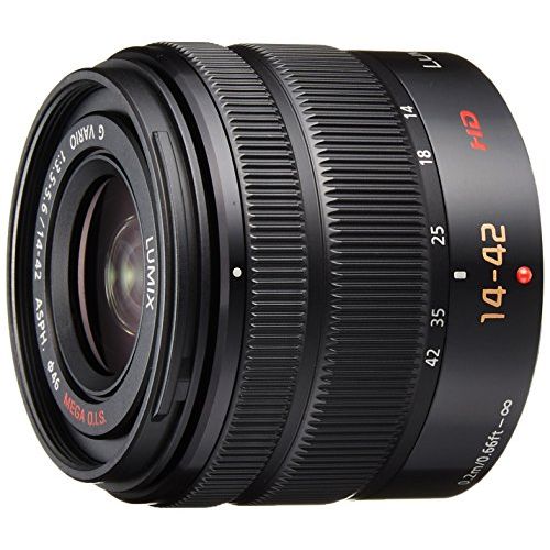 파나소닉 Panasonic LUMIX G Vario 14-42mm / F3.5-5.6 II ASPH. / MEGA O.I.S. Digital Interchangeable Zoom Lens - H-FS1442A - Black