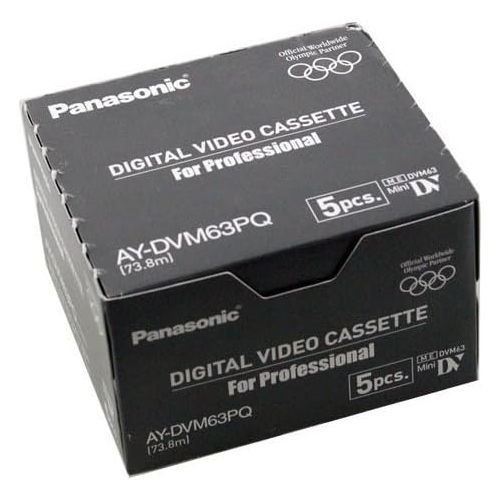 파나소닉 Panasonic AY DVM63PQ - Professional Quality - Mini DV tape - 50 x 63min