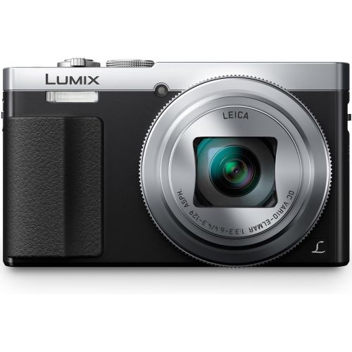 파나소닉 PANASONIC LUMIX ZS50 Camera, 30X LEICA DC Vario-ELMAR Lens, 12.1 Megapixels, High Sensitivity Sensor, Eye Viewfinder, DMC-ZS50S (USA SILVER)