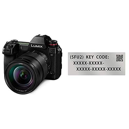 파나소닉 Panasonic LUMIX S1 Full Frame Mirrorless Camera and Filmmaker Profile Unlock Software Key, 4K 60p 4:2:2 10-bit, V-Log and V-Gammut, DMW-SFU2