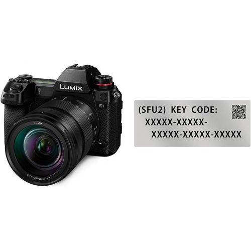 파나소닉 Panasonic LUMIX S1 Full Frame Mirrorless Camera and Filmmaker Profile Unlock Software Key, 4K 60p 4:2:2 10-bit, V-Log and V-Gammut, DMW-SFU2