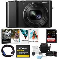 Panasonic LUMIX ZS100 Digital Camera (Black) with 32GB SD Card and Accessory Bundle