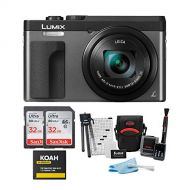 Panasonic LUMIX DC-ZS70S Digital Camera with 32GB SD Card and Accessory Bundle