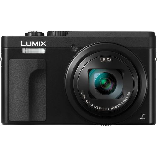 파나소닉 Panasonic Lumix DC-ZS70K 20.3 Megapixel 4K Digital Camera (Black) w/ 64GB SD Card & Lumix Battery & Charger Travel Bundle