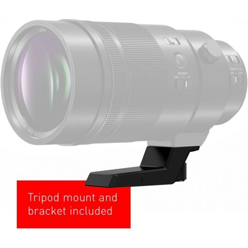 파나소닉 PANASONIC LUMIX G Leica DG ELMARIT Professional Lens, 200mm, F2.8 ASPH, Mirrorless Micro Four Thirds, Power Optical O.I.S, H-ES200, Includes 1.4X Teleconverter DMW-TC14, (USA Black